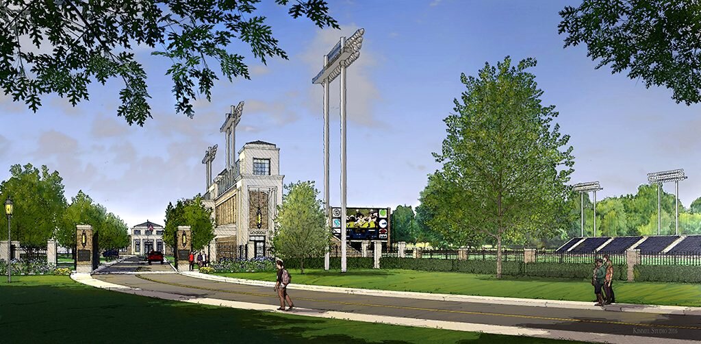 Baynard Stadium artist rendition